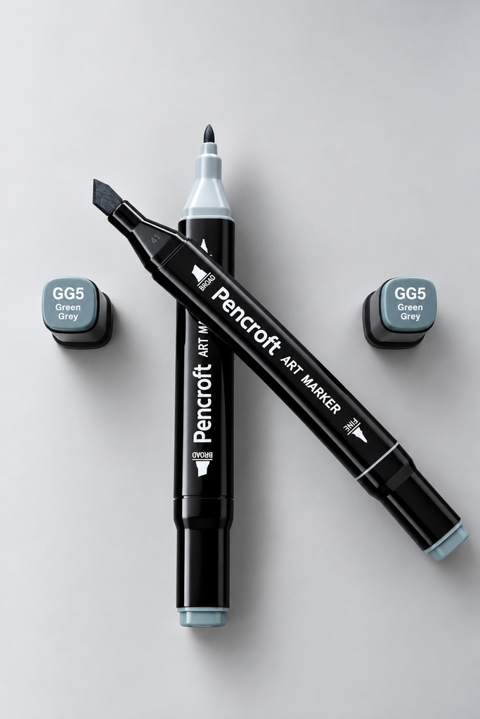 [GG5 Green Grey] Siyah Keçeli Kalem (GG5 Green Grey)