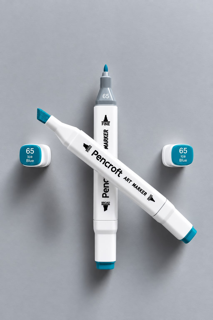 [65 Ice Blue] Beyaz Keçeli Kalem (65 Ice Blue)