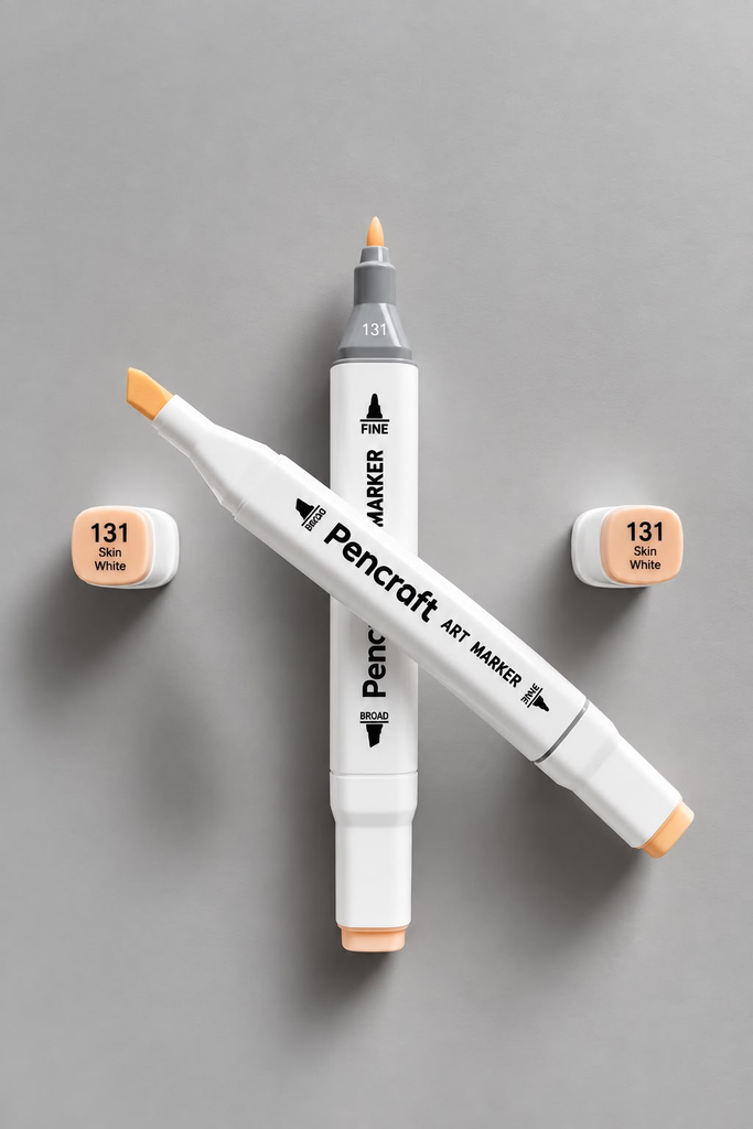 [131 Skin White] White Felt Pen (131 Skin White)