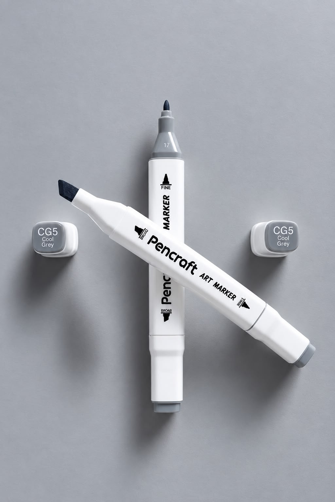 [CG5 Cool Grey] Beyaz Keçeli Kalem (CG5 Cool Grey)