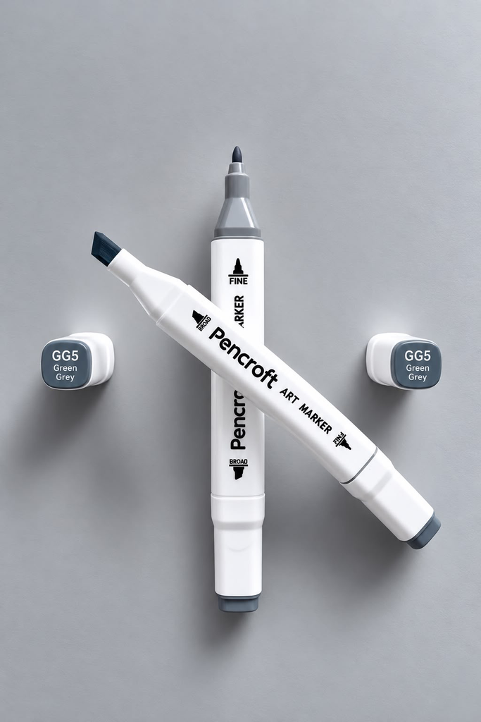 [GG5 Green Grey] White Felt Pen (GG5 Green Grey)